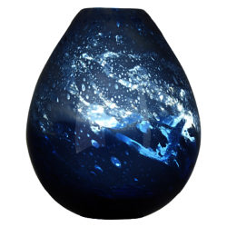 Voyage Elemental Oceanus Egg Vase, Sapphire